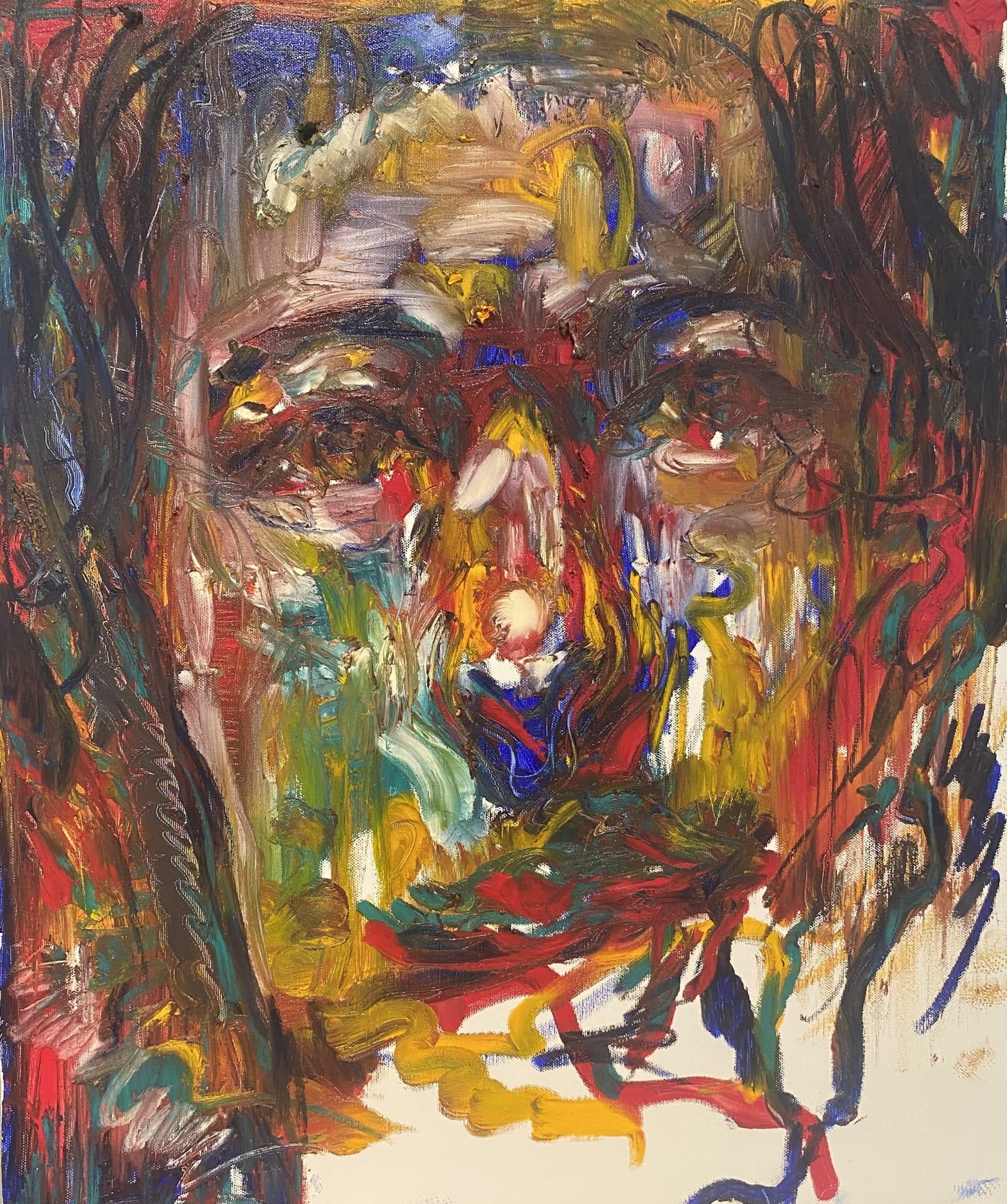 Live Painting at LOCUL market — installation view