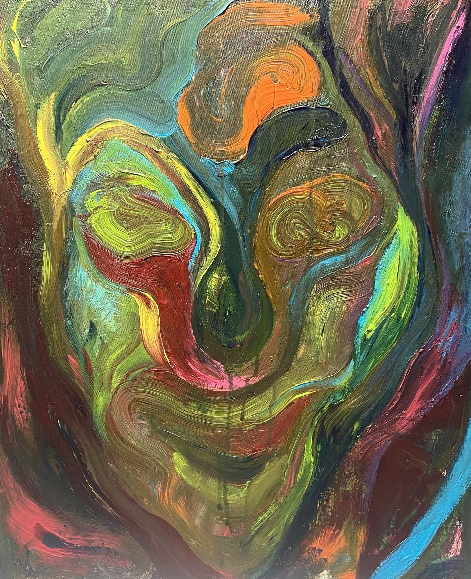 Live Painting at LOCUL market — installation view