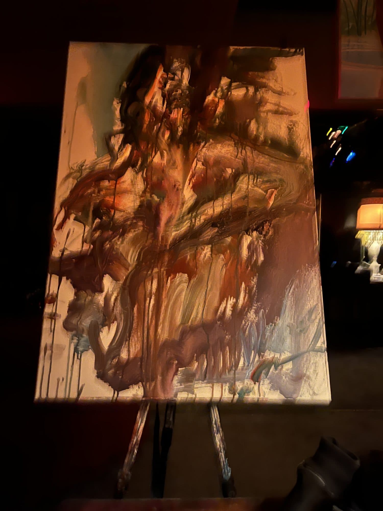 Live Painting — Portrait of My Brother — installation view