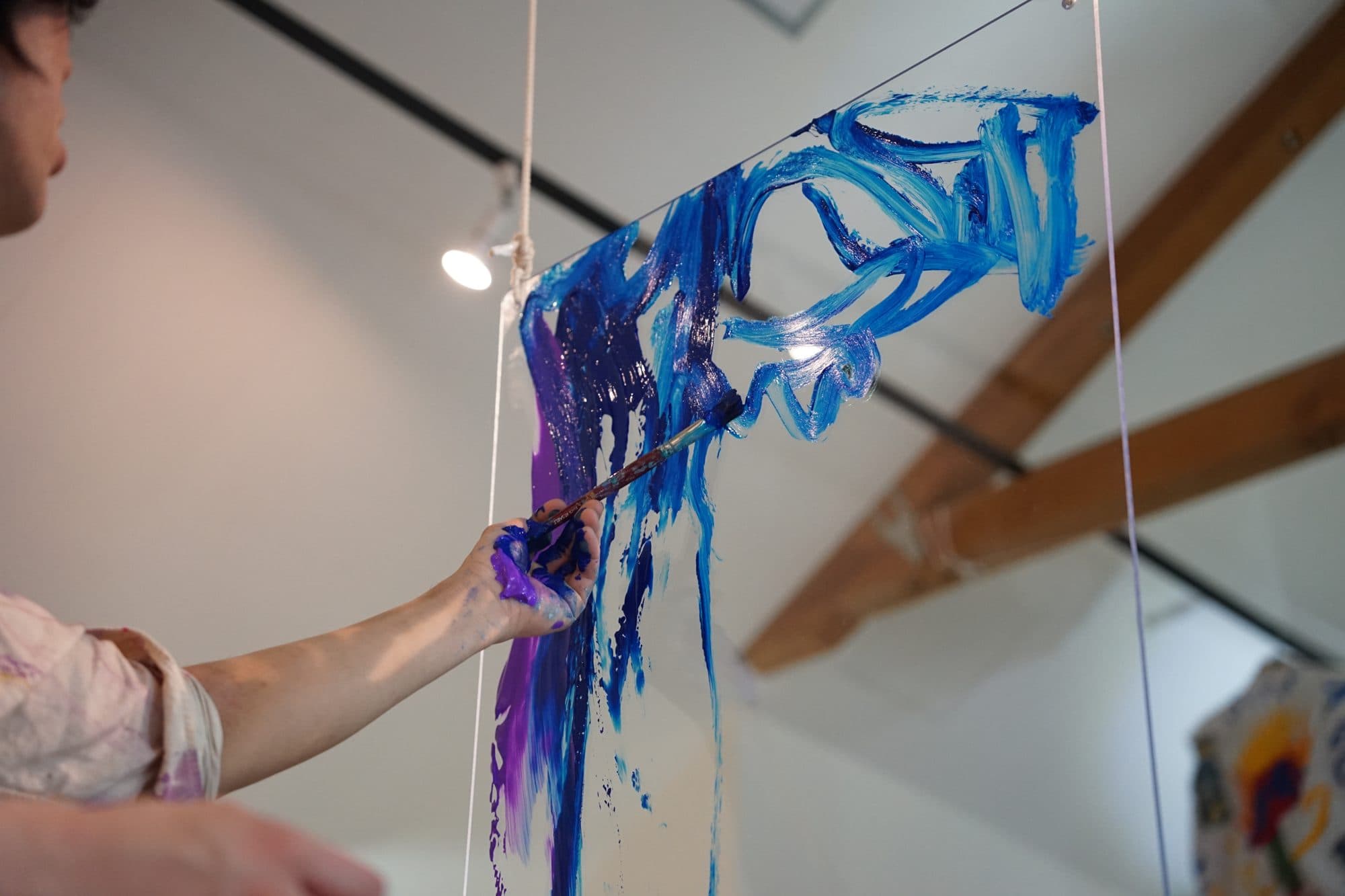 浸触 — erosion — forest of color — installation view
