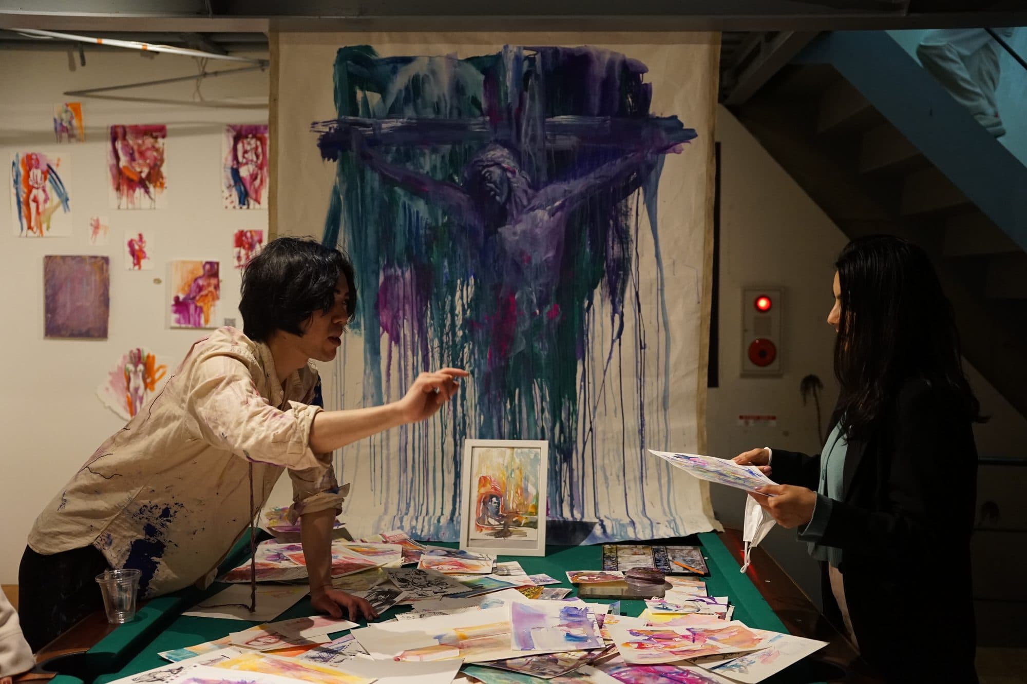 浸触 — erosion — forest of color — installation view