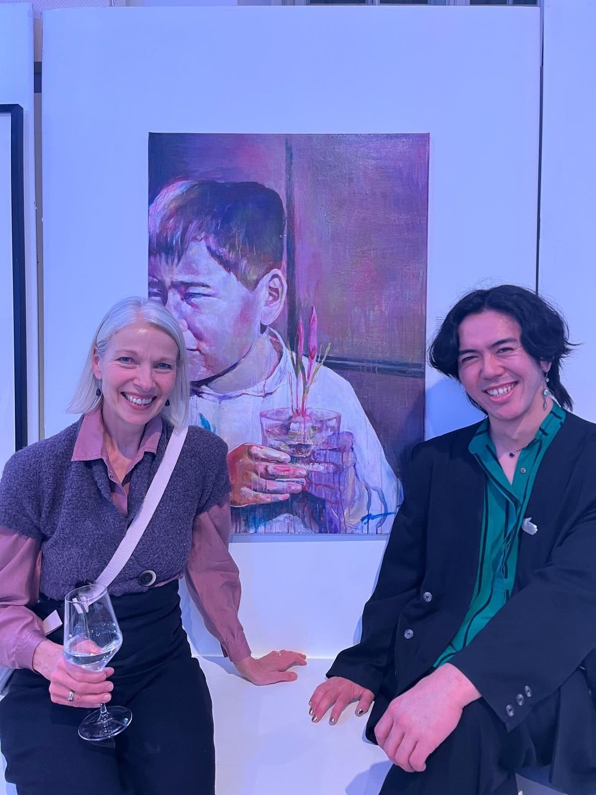 YAA2025 — young art auction — installation view
