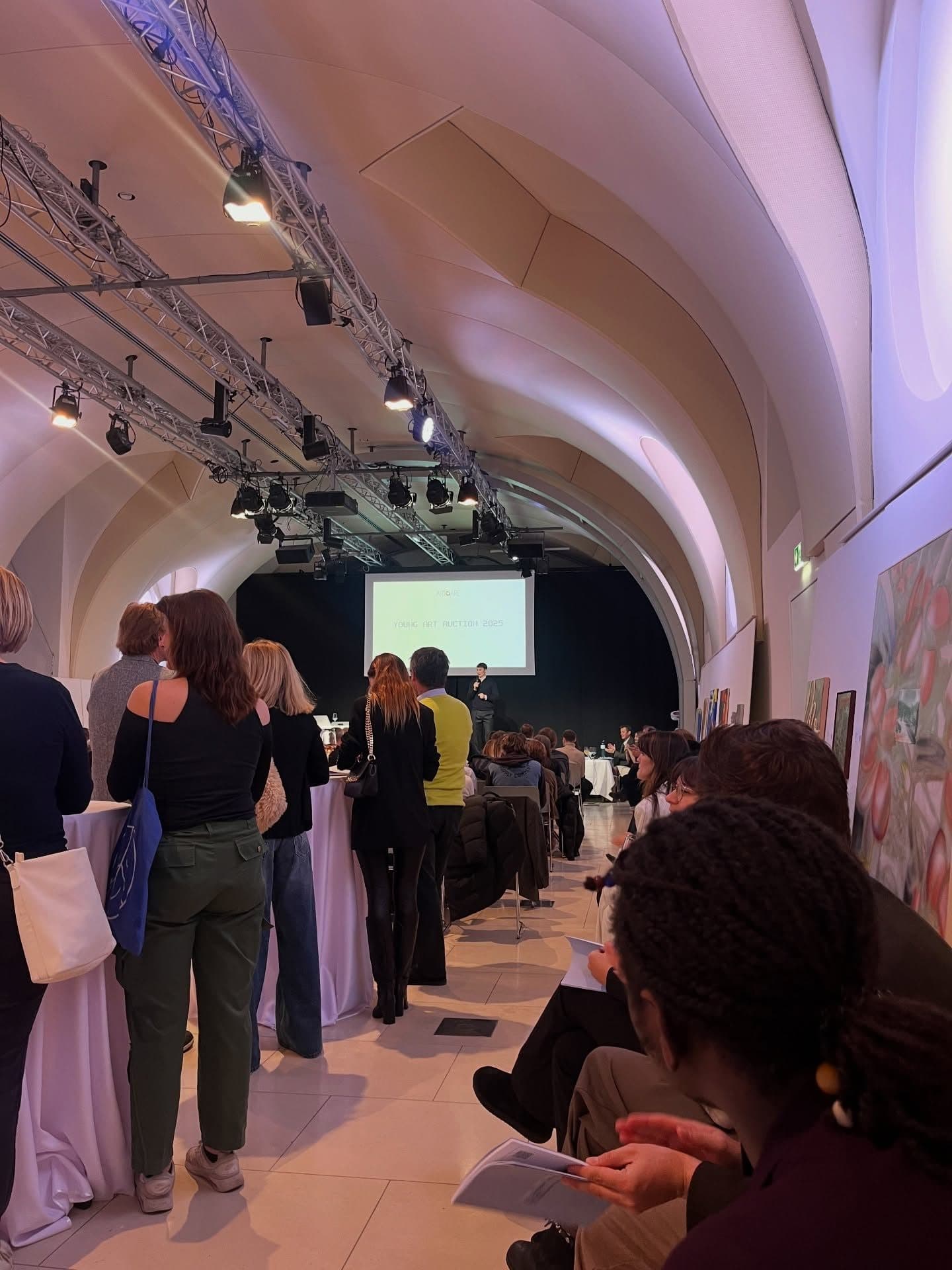 YAA2025 — young art auction — installation view