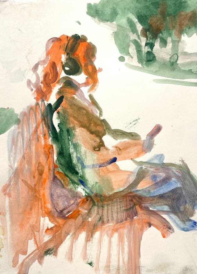 a women inside park