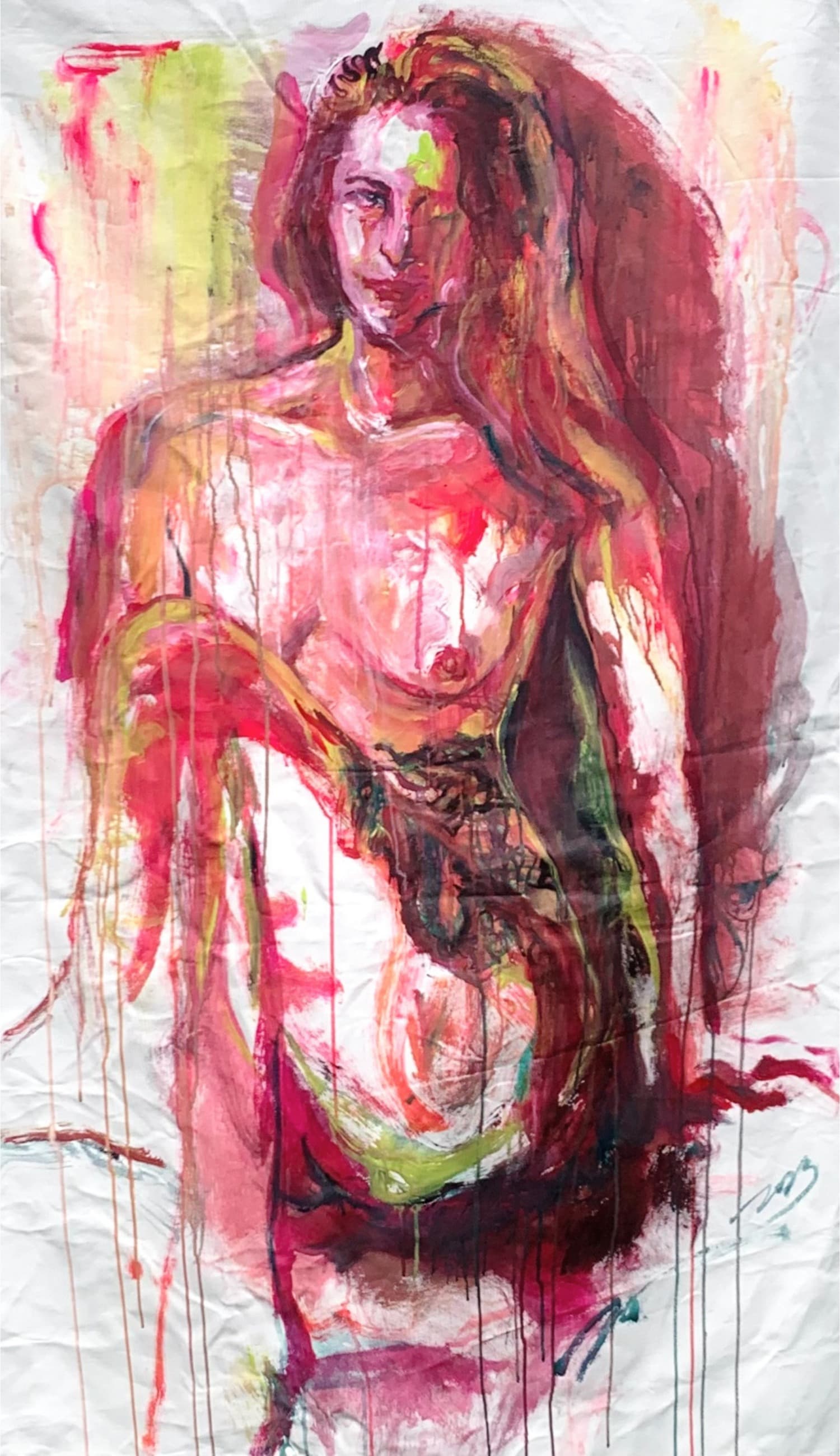 Muse, Acrylic on canvas, 2023