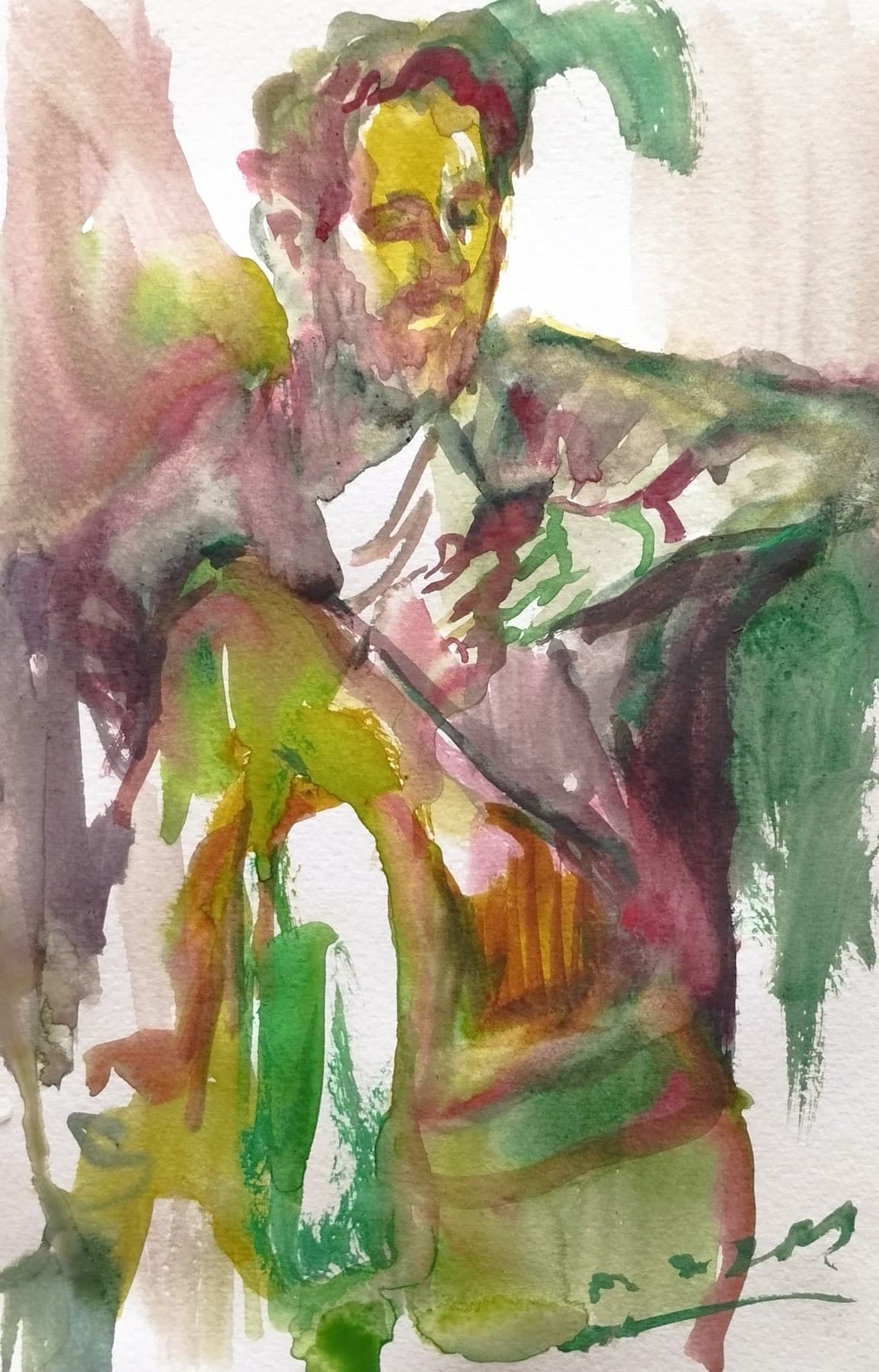 red and green