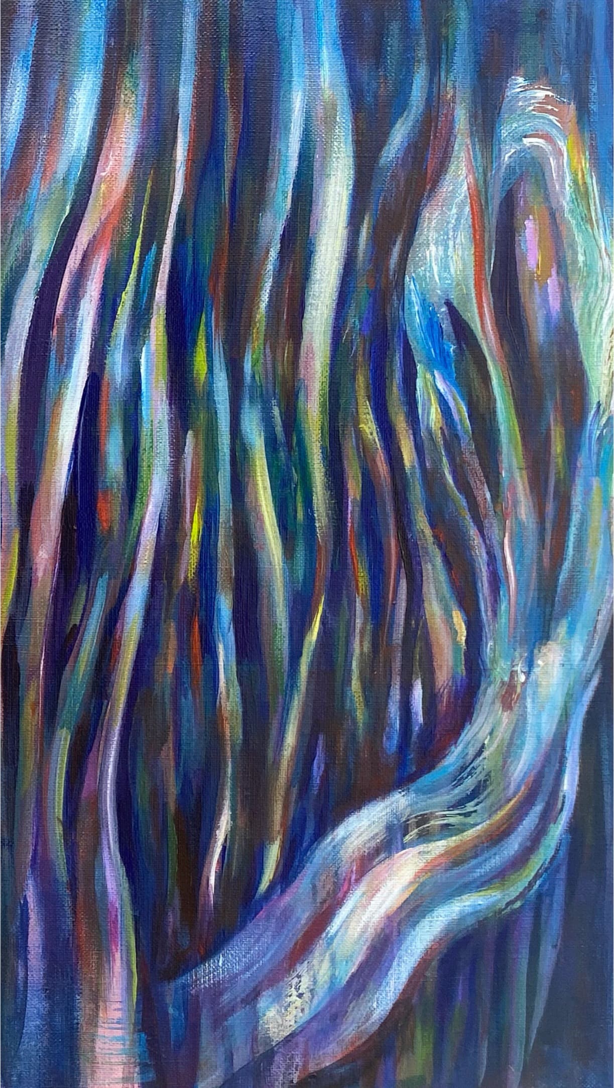 色彩の森, Acrylic on canvas, 2023